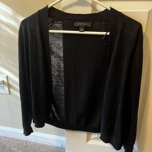 Ann Taylor black and white cropped cardigan (2)